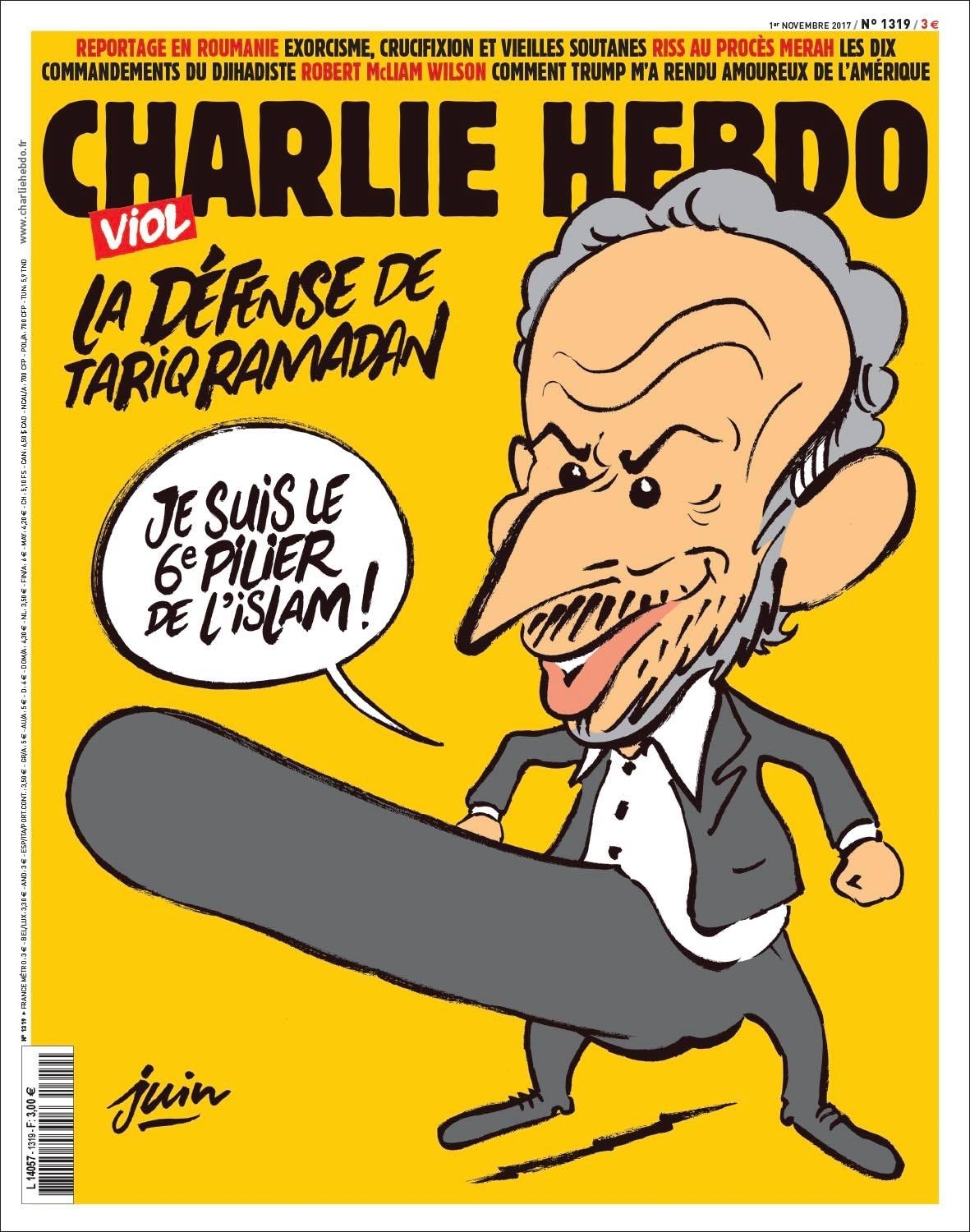 Charlie Hebdo Receives New Death Threats After Drawing Islamic Scholar Tariq Ramadan With Erection