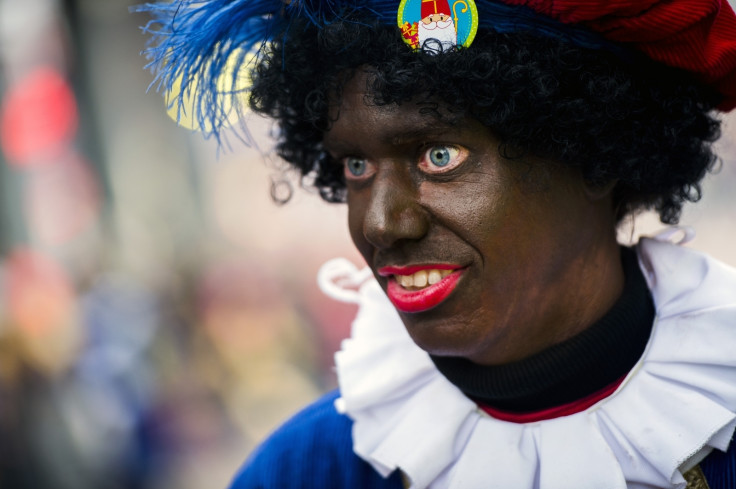 Woman dressed as Zwarte Piet