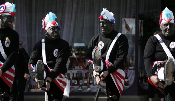  The black faced Morrismen of the Britannia Coconutters