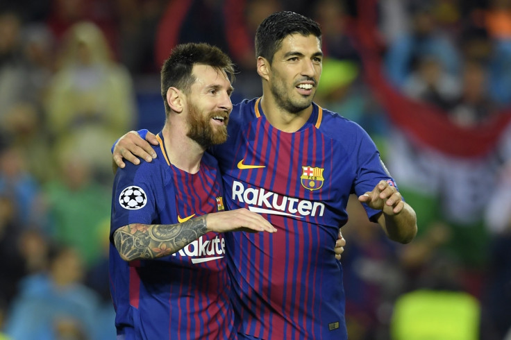 Image result for Lionel Messi and Luis Suarez