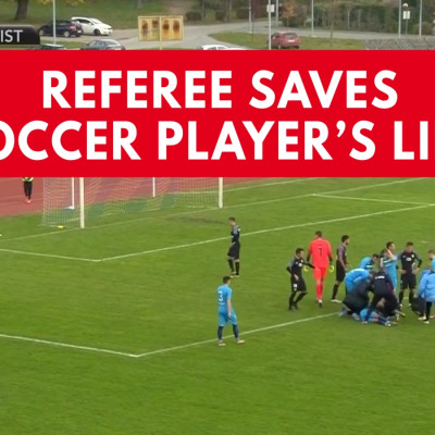 Referee Saves Soccer Player’s Life