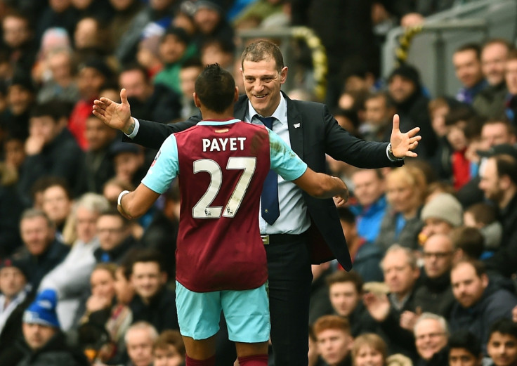 Slaven Bilic and Dimitri Payet