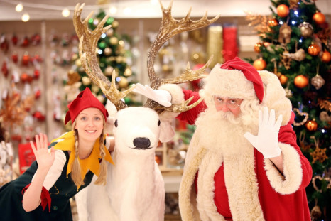 Christmas shopping retail staff