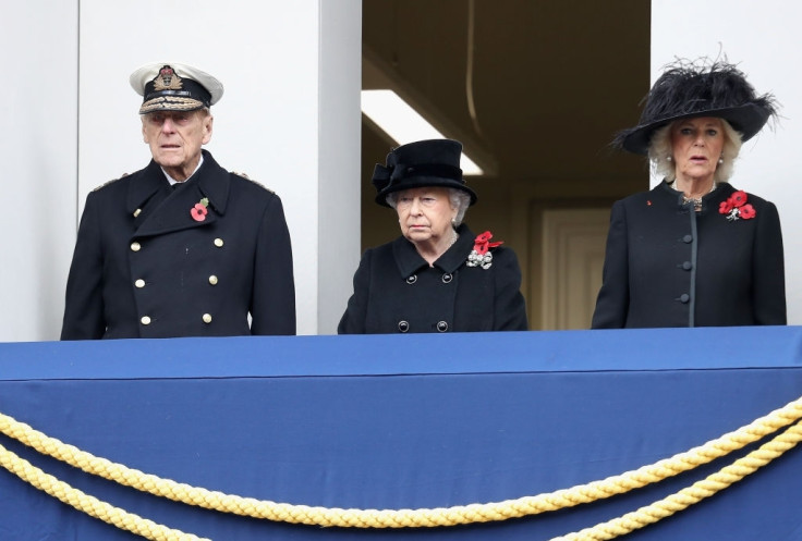 Queen Elizabeth II attends Remembrance Day service