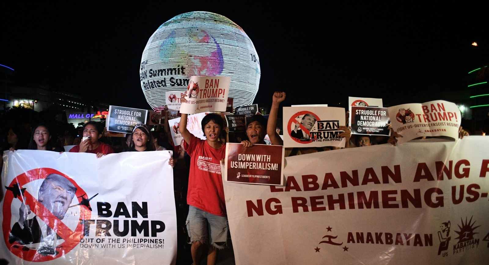 Manila protests