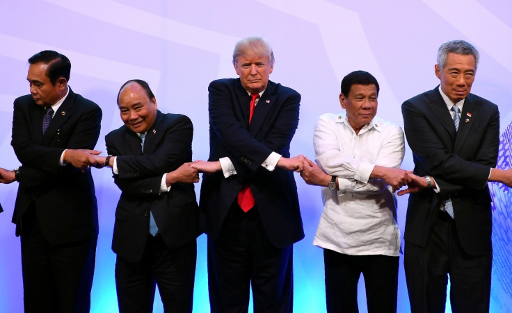 Donald Trump handshake