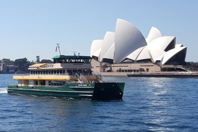 Victor Chang Ferry on Sydney Harbour