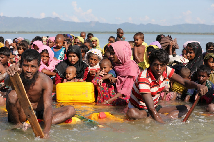 Rohingya Muslim rafts Myanmar Bangladesh