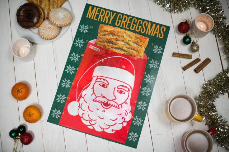 Greggs Christmas advent calendar