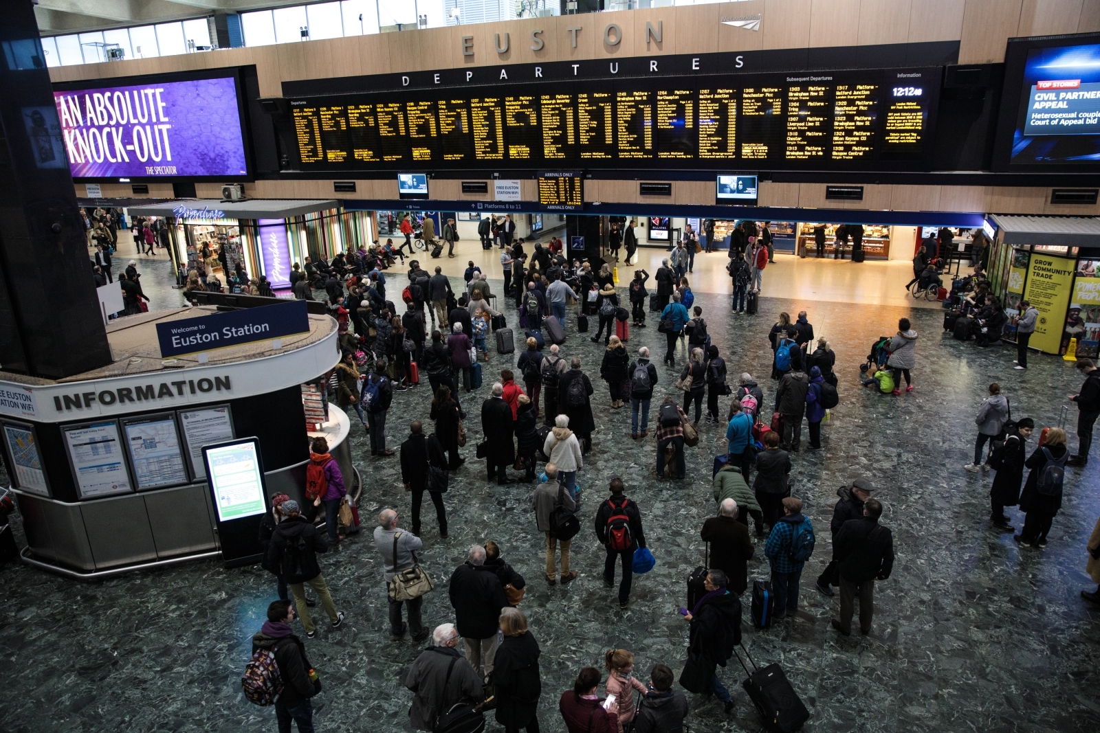 London's Euston station to host dinner for 200 homeless people over