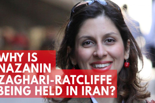 Why is Nazanin Zaghari-Ratcliffe being held in Iran?