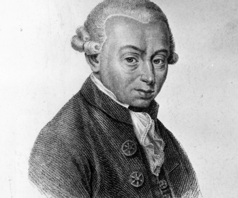 German philosopher Immanuel Kant 