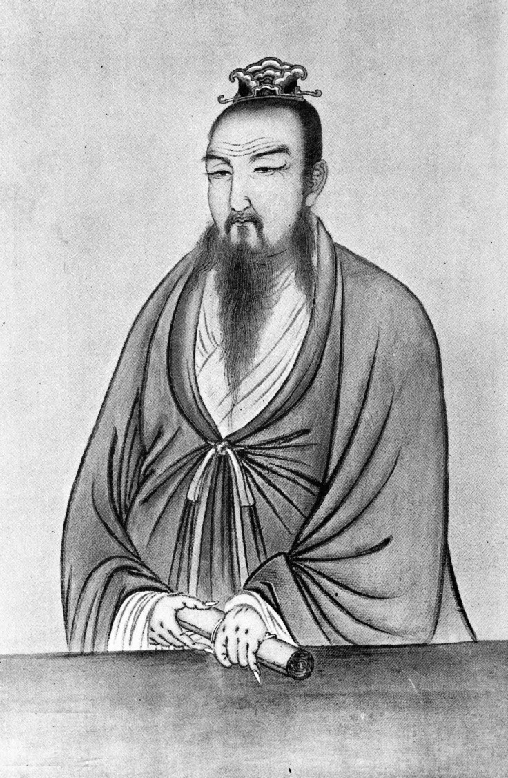 Chinese philosopher Confucius, or K'ung Fu-tzu