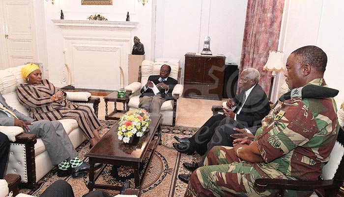 Zimbabwe Military Says Engaging With Mugabe On The Way Forward