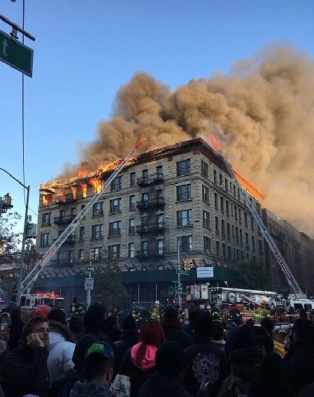 Manhattan apartment block fire