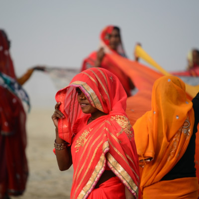 Indian sari women