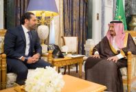 Saad al-Hariri and King Salman