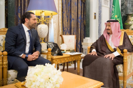 Saad al-Hariri and King Salman