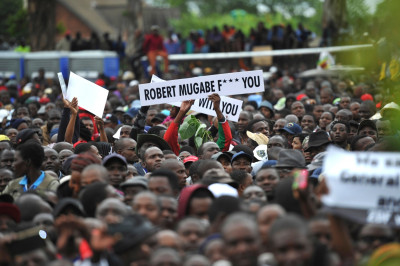 Zimbabwe Robert Mugabe Protest