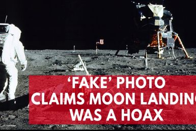 'Fake' Photo Continues Conspiracy That The Moon Landing Was a Hoax