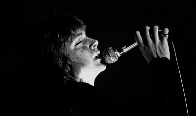 David Cassidy with microphone