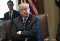 President Trump at a cabinet meeting President Trump at a cabinet meeting