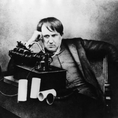 Thomas Edison and the phonograph