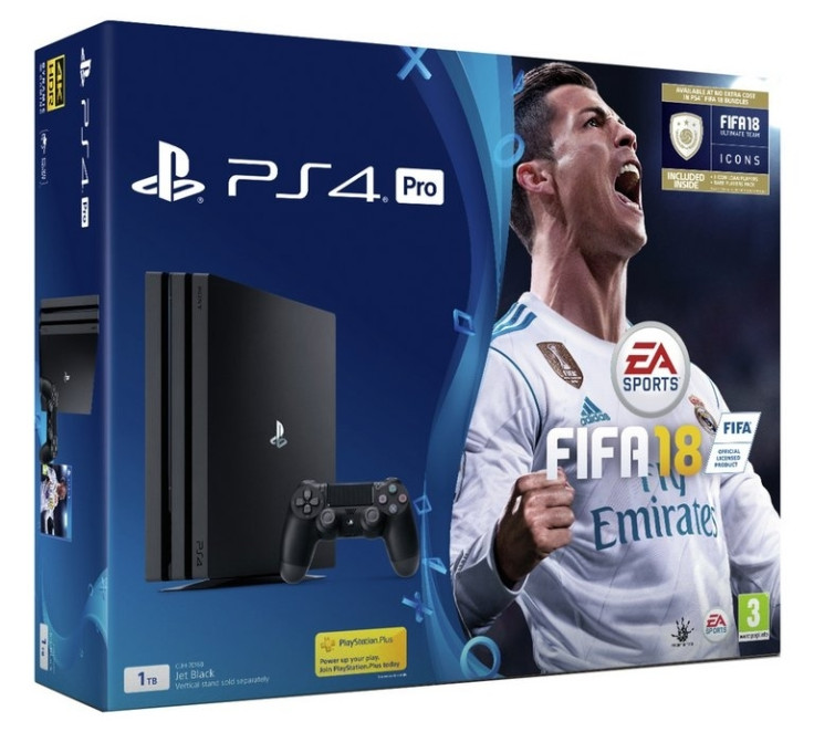 PS4 Pro Black 1TB with FIFA 18 Bundle