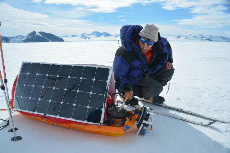 Solar power sled