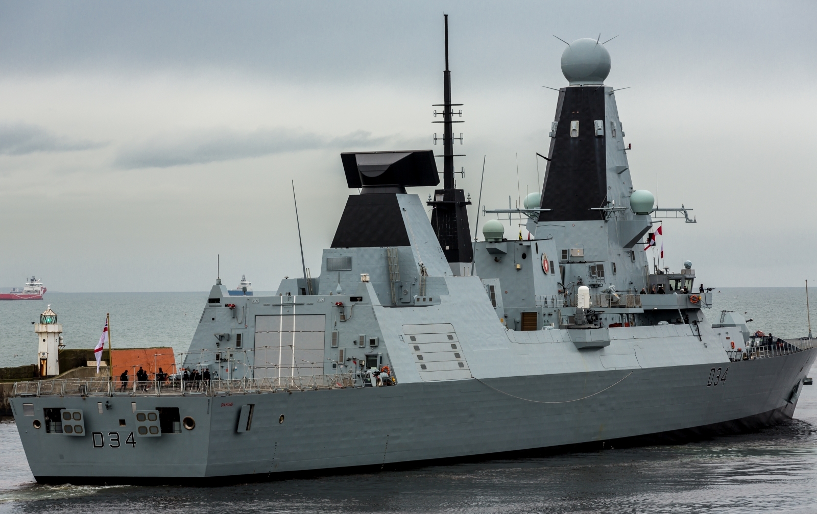 UK's £1bn warship HMS Diamond 'heads home from Gulf after breaking down'