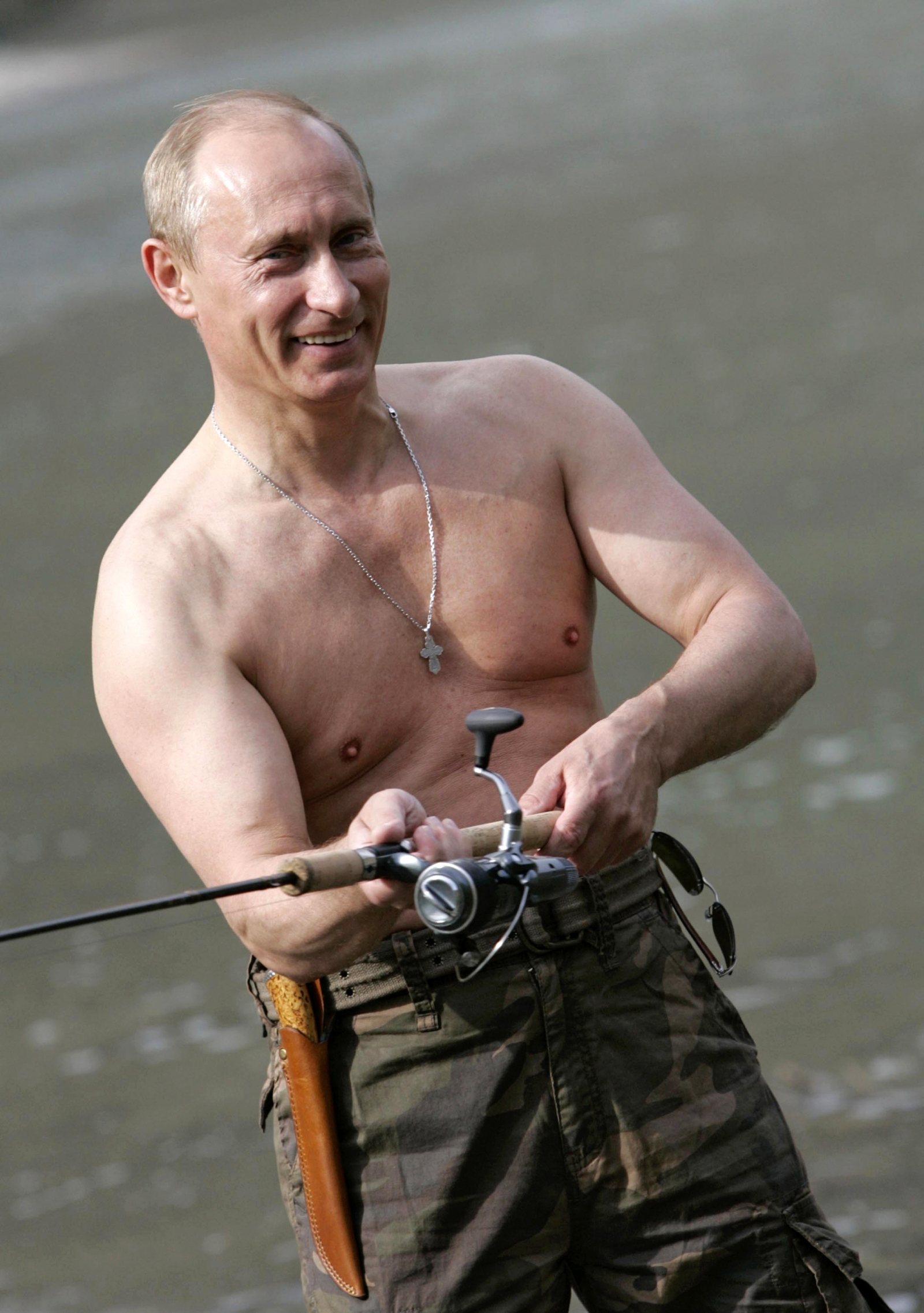 Vladimir Putin fishing