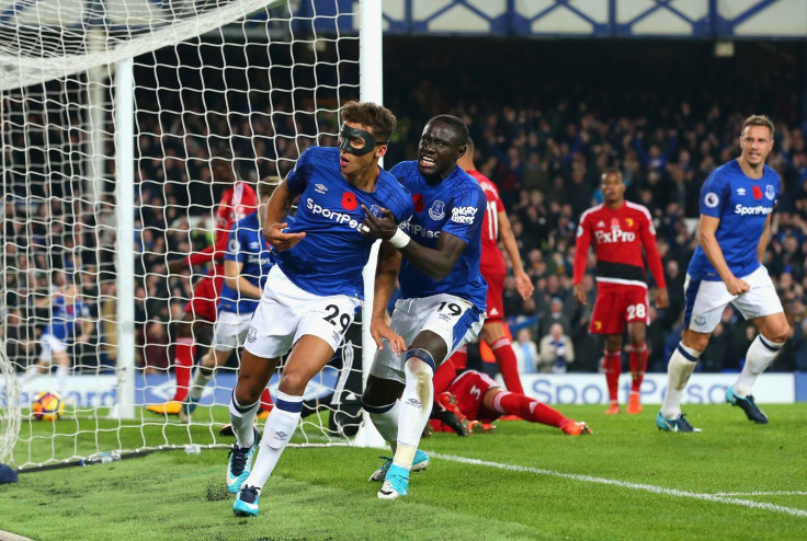 Dominic Calvert-Lewin and Oumar Niasse