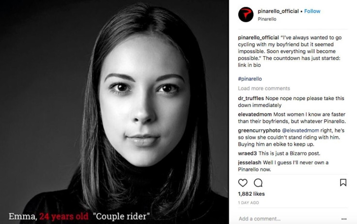 Sexist Pinarello advertisement 