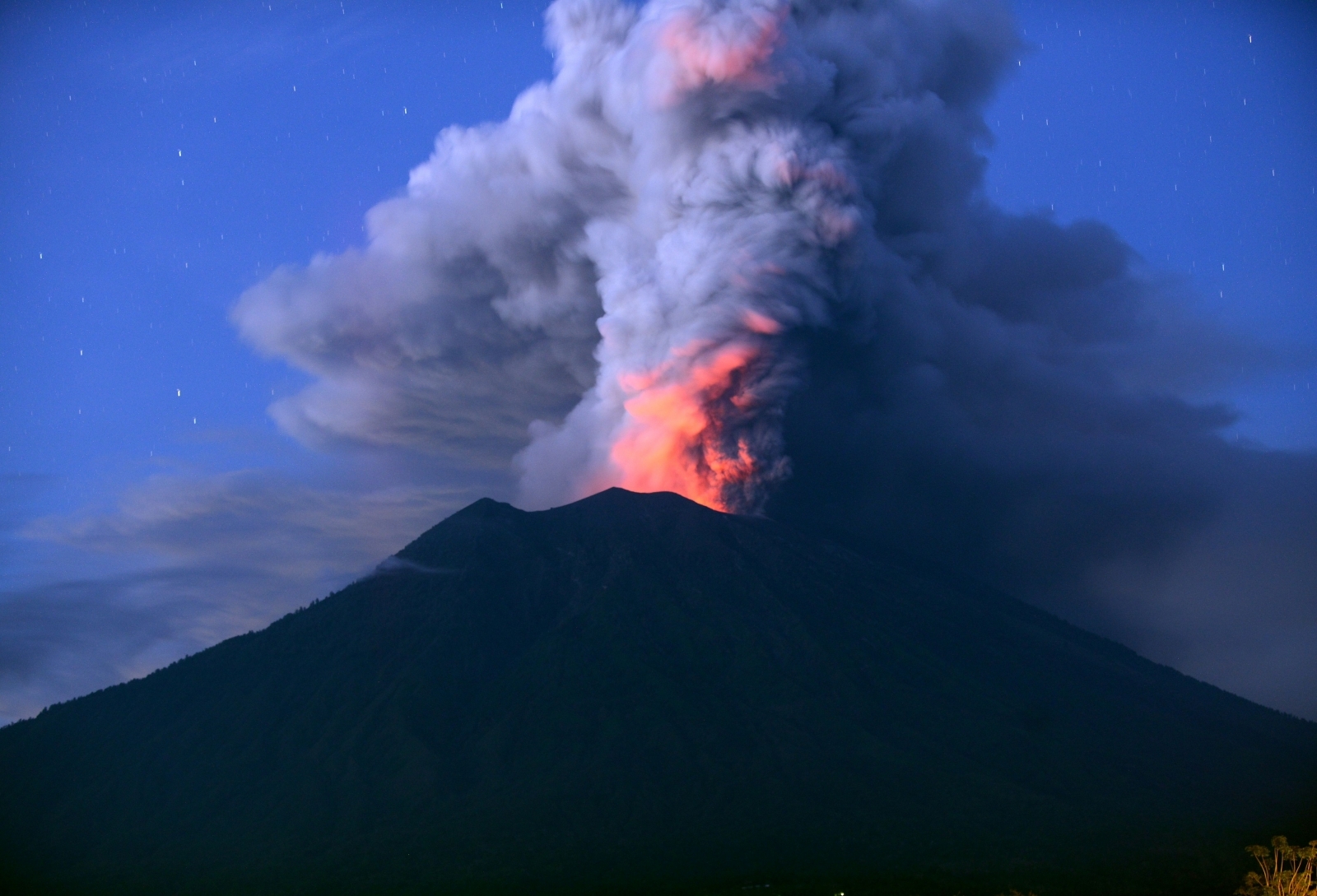 Mount Agung volcano