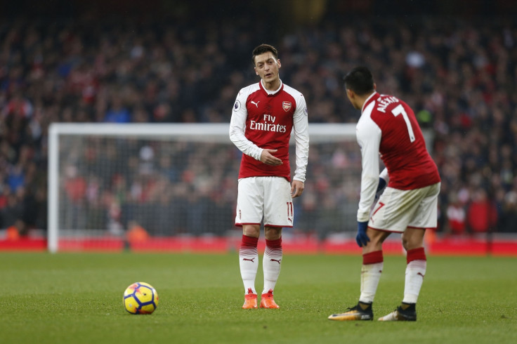 Mesut Ozil and Alexis Sanchez