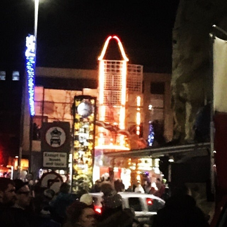 Phallic Christmas lights