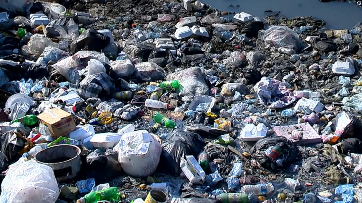 Plastic waste in Haiti