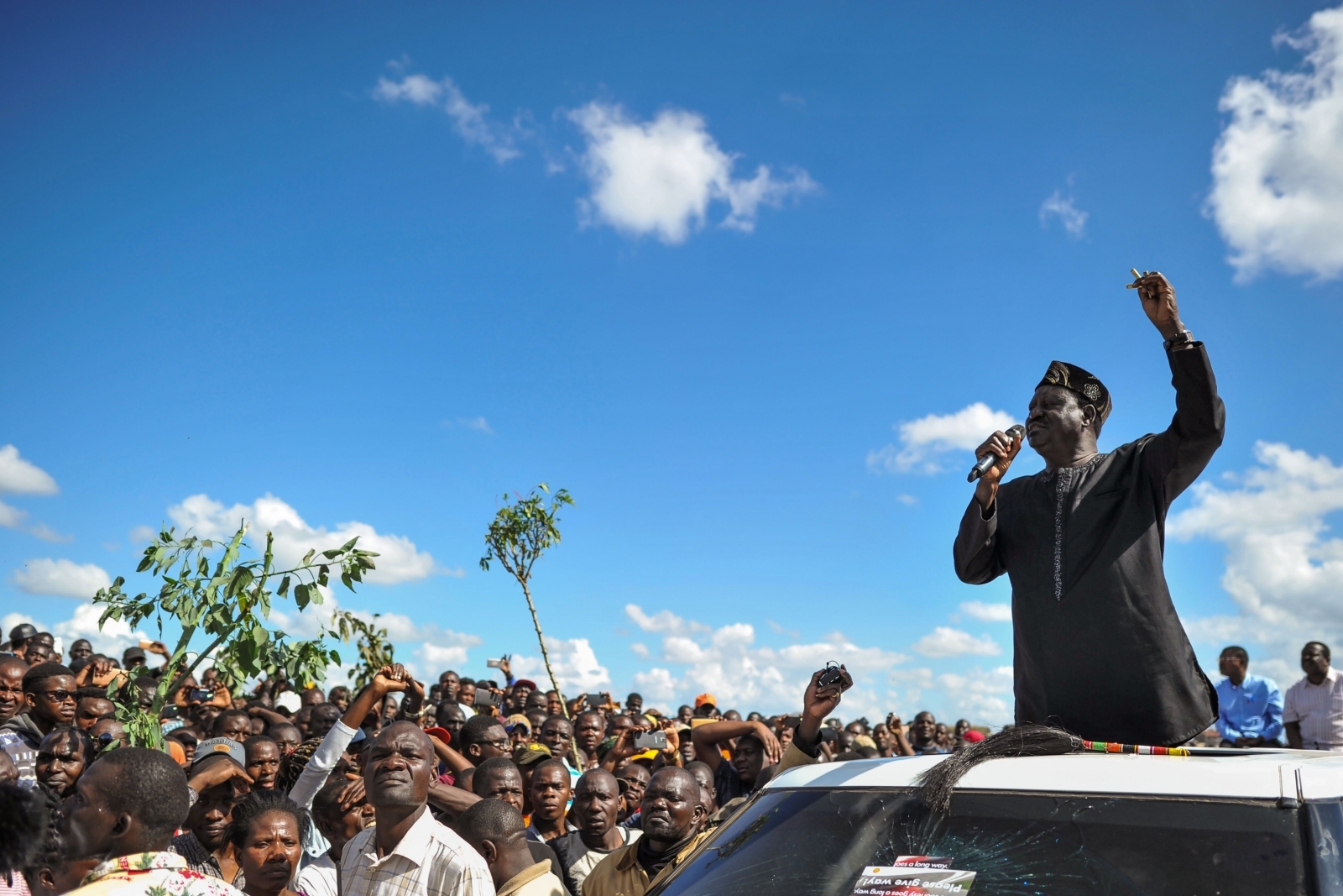 Kenya Uhuru Kenyatta inauguration protests