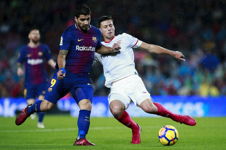 Luis Suarez and Clement Lenglet