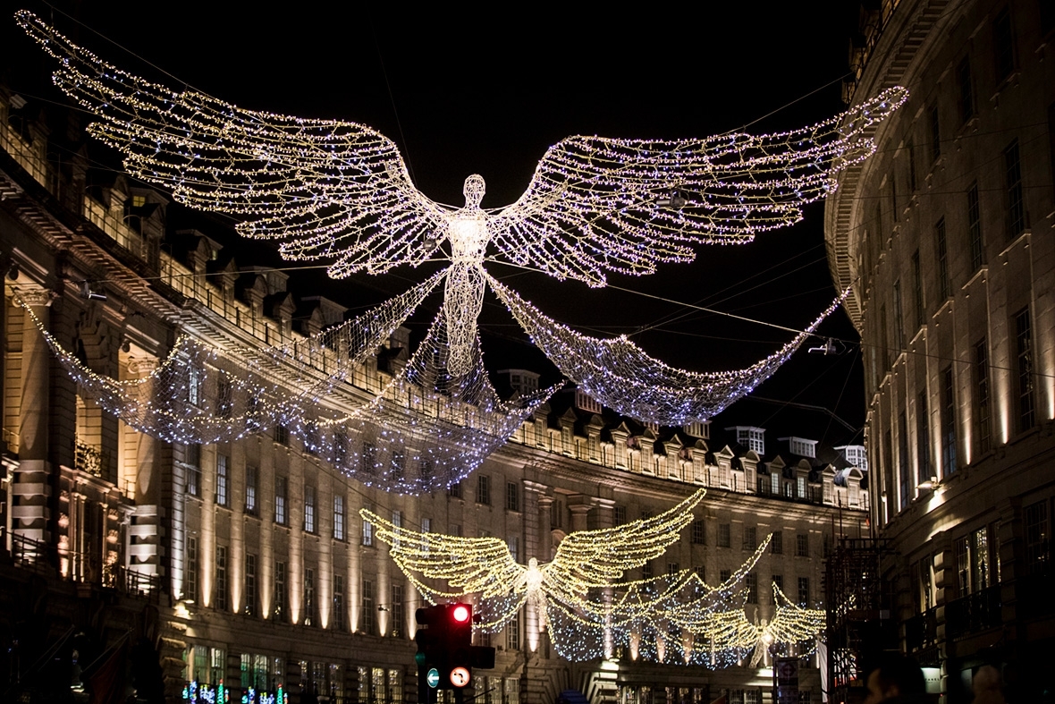 Christmas lights Britain