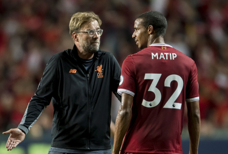 Jurgen Klopp and Joel Matip