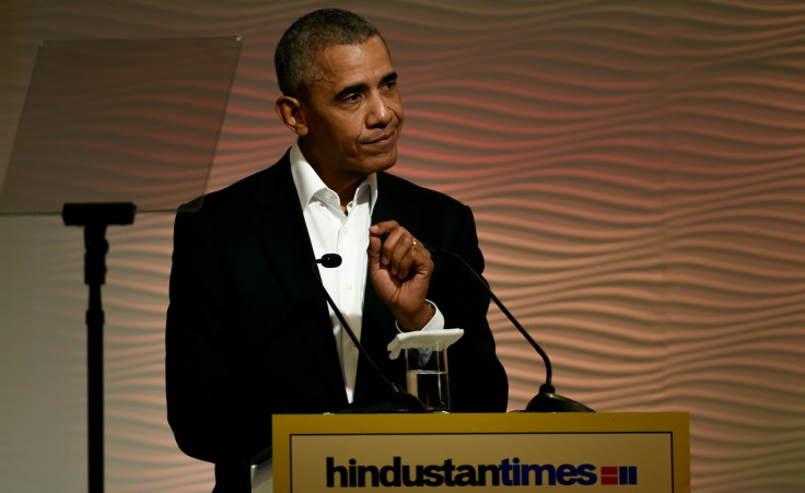 Former President Barack Obama in India