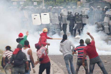Honduras election protest