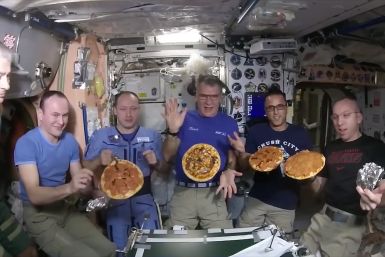 ISS Astronauts Display How To Construct A Pizza In Zero Gravity