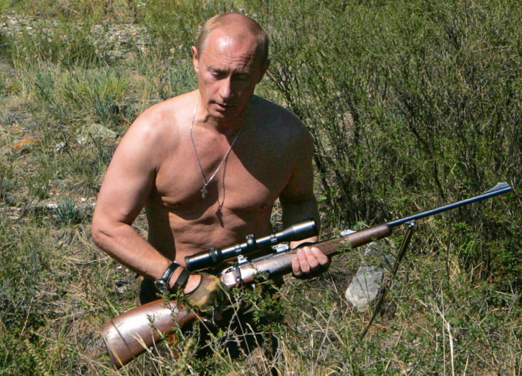 President Vladimir Putin calendar: hunting in July