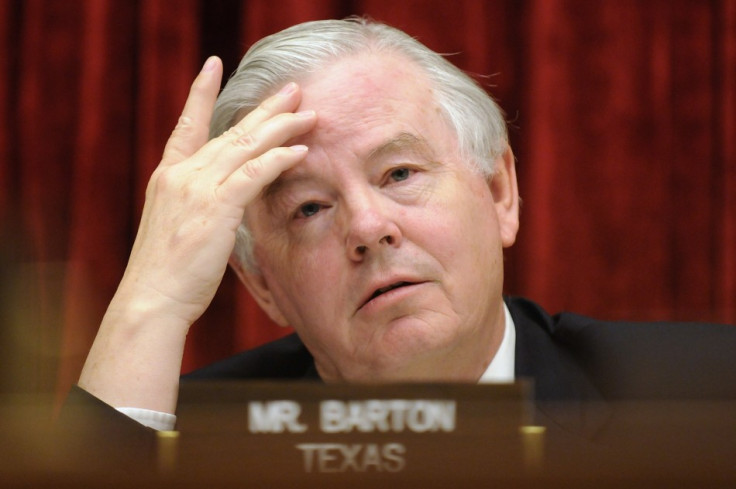 Barton listens to testimony during a hearing on synthetic genomics by the House Energy and Commerce Committee on Capitol Hill in Washington Barton listens to testimony during a hearing on synthetic genomics by the House Energy and Commerce Committee on Capitol Hill in Washington