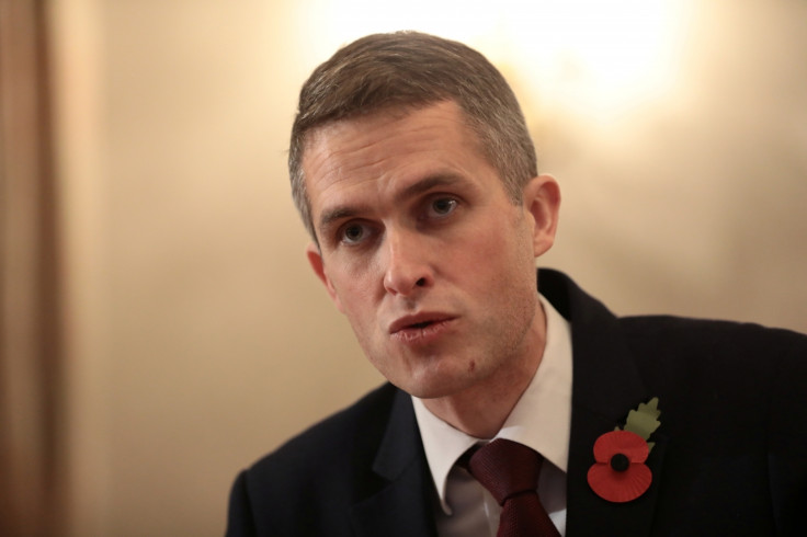 Defence Secretary Gavin Williamson 