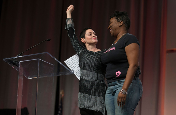 Rose McGowan and Tarana Burke