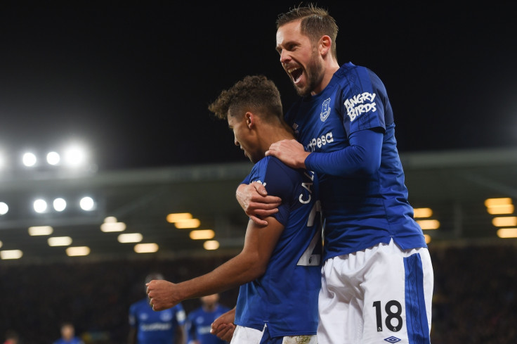 Dominic Calvert-Lewin and Gylfi Sigurdsson