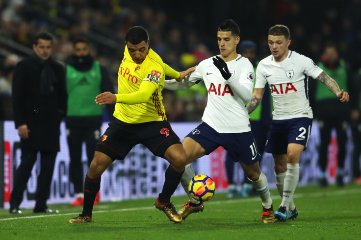 Troy Deeney, Erik Lamela and Kieran Trippier